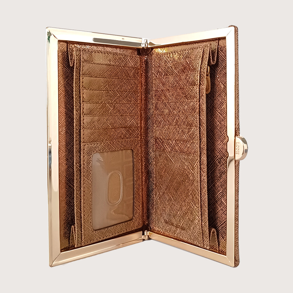 Quinn Clutch Framed Wallet