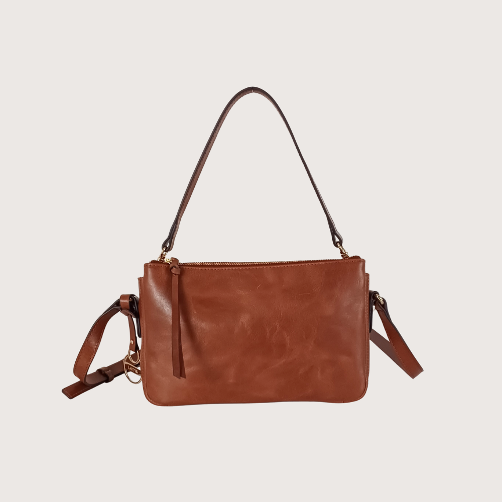 Portia Double-Zip Crossbody